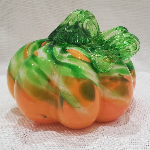Other - Blown Glass Fall Pumpkin